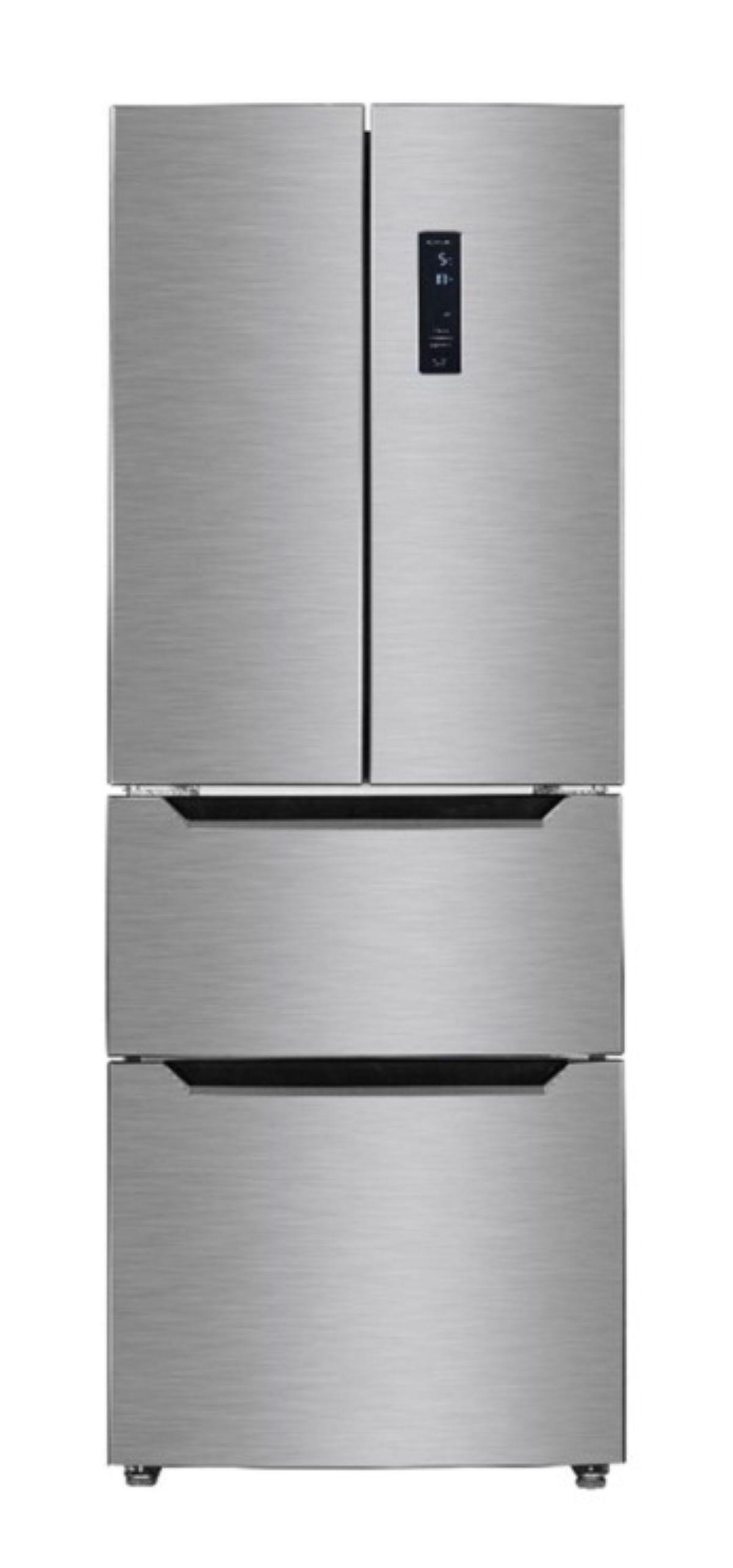 KÜHLGEFRIERKOMBINATION KHFD350ENFIX Frenchdoor 320 Liter Inox - Silberfarben, Kunststoff (63.5/185.5/69cm) - PKM