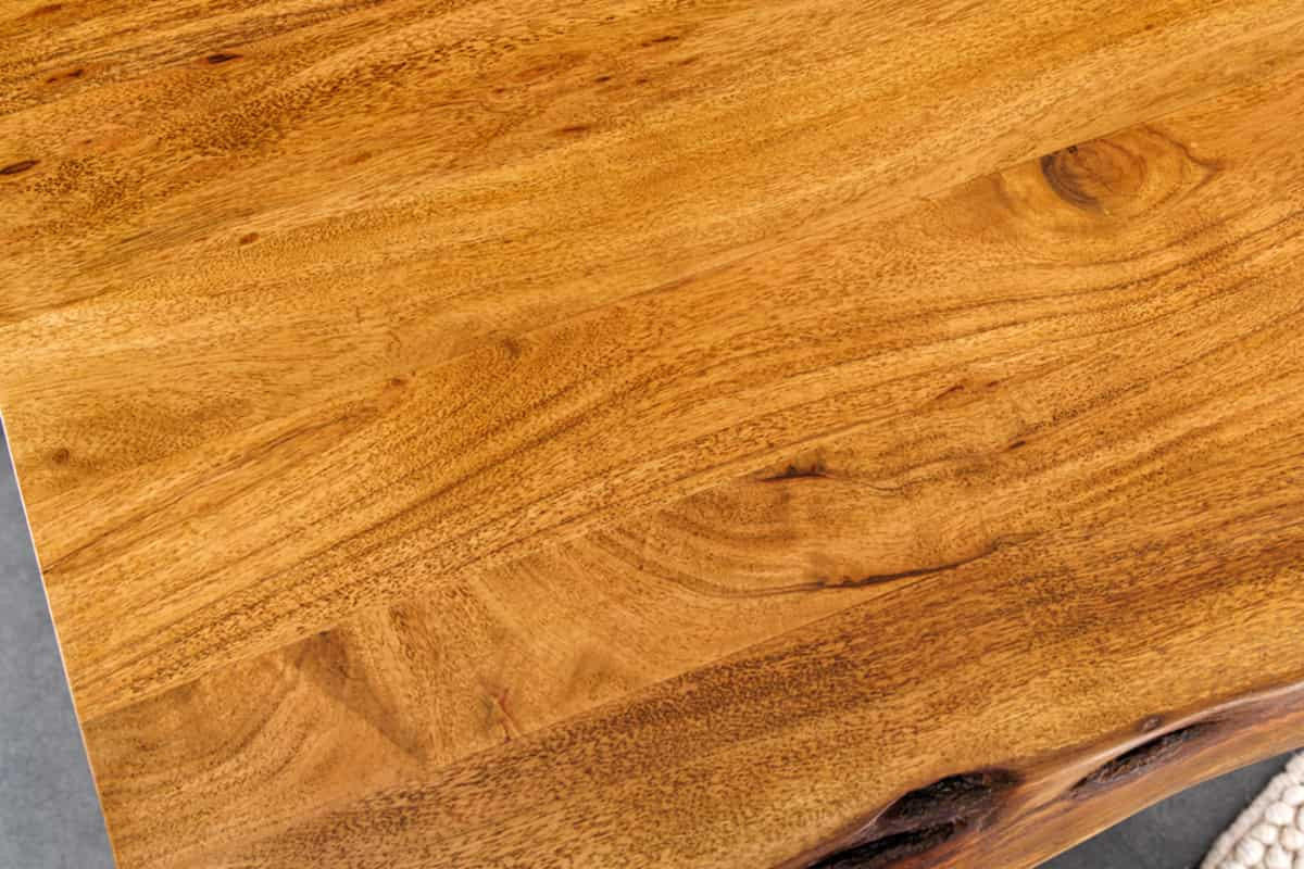 ESSTISCH MAMMUT Akazie 200cm - Schwarz/Braun, Holz/Metall (100/200/76cm) - riess-ambiente