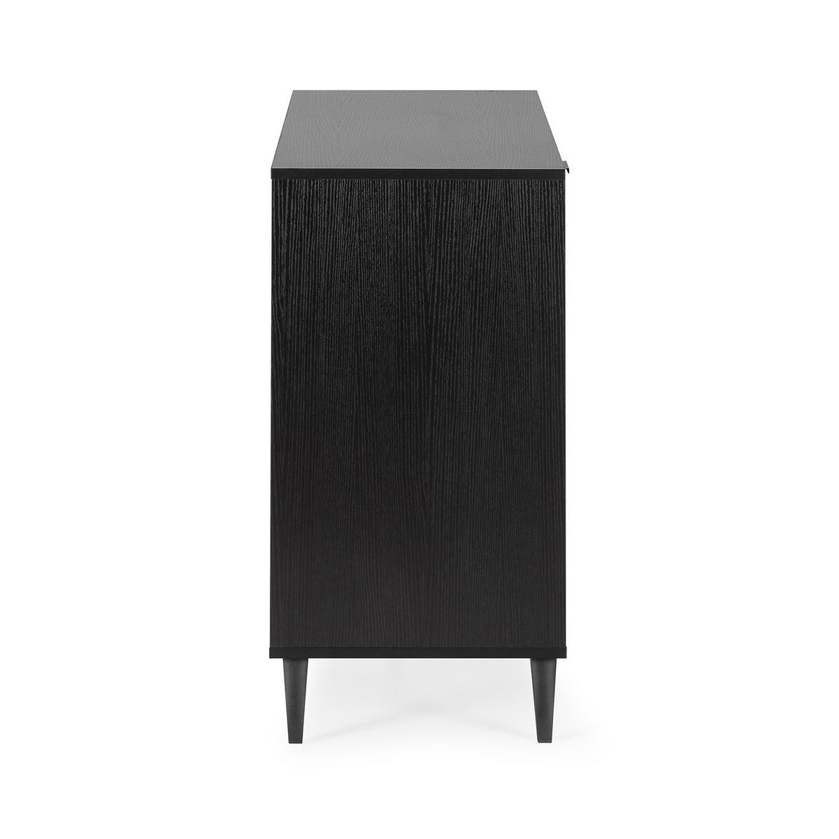 SIDEBOARD Denis, Schwarz/Holzfarbe - Schwarz, Holzwerkstoff (136/80/40cm) - VS Venta-stock