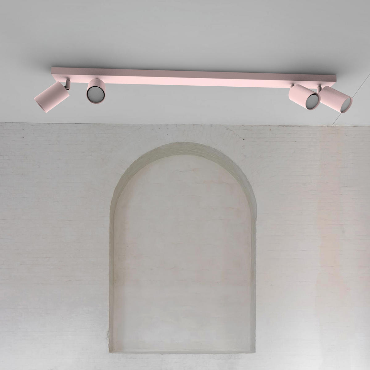 DECKENLEUCHTE - Pink, Metall (6/100/6cm) - Lumicom