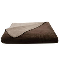 KUSCHELDECKE, 150x200 cm, 60% Baumwolle, 40% Polyacryl, Braun - Dunkelbraun, Naturmaterialien (150/200cm) - Zollner