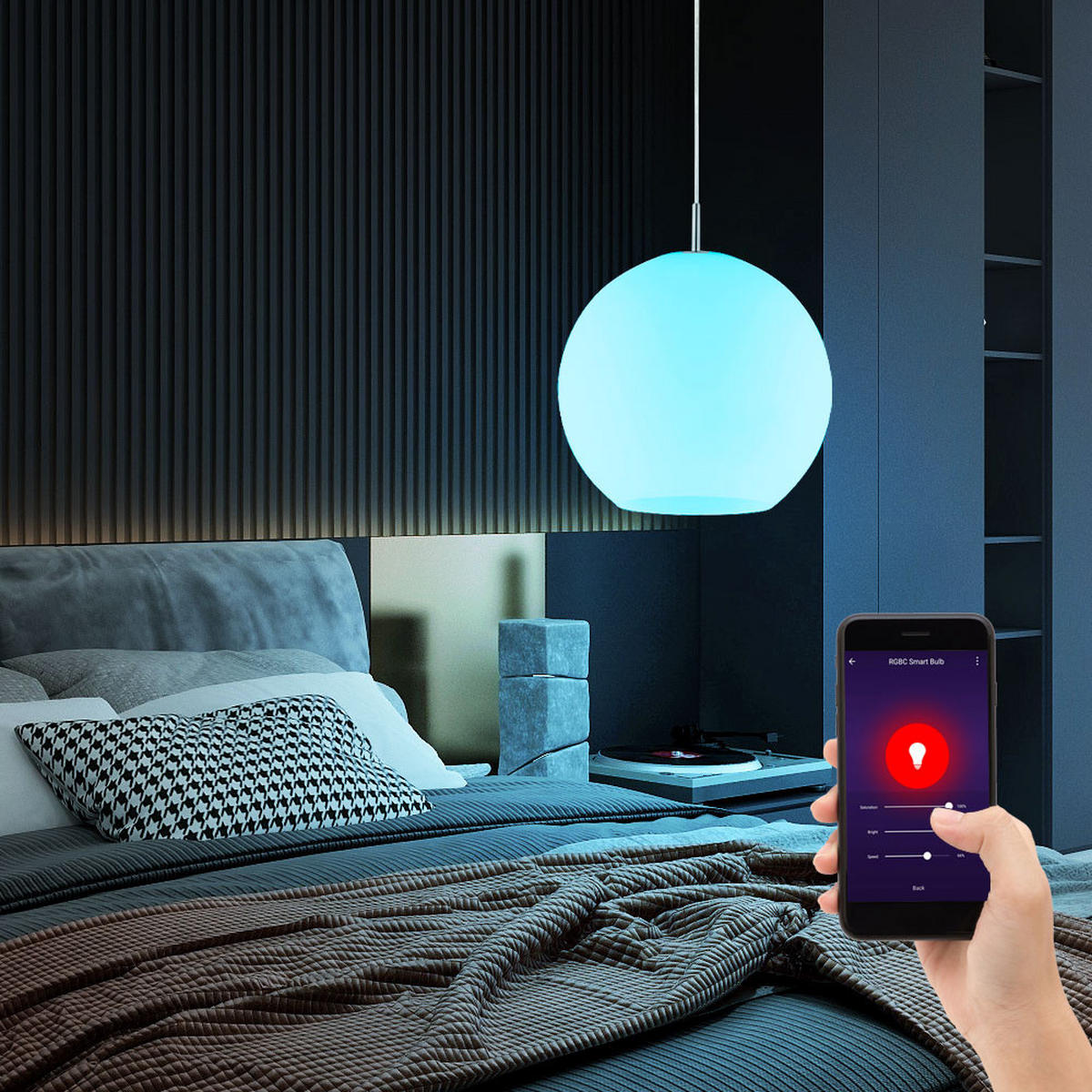 LED HÄNGELEUCHTE MOON Weiß Glas - Weiß, Glas (6/12/150cm)