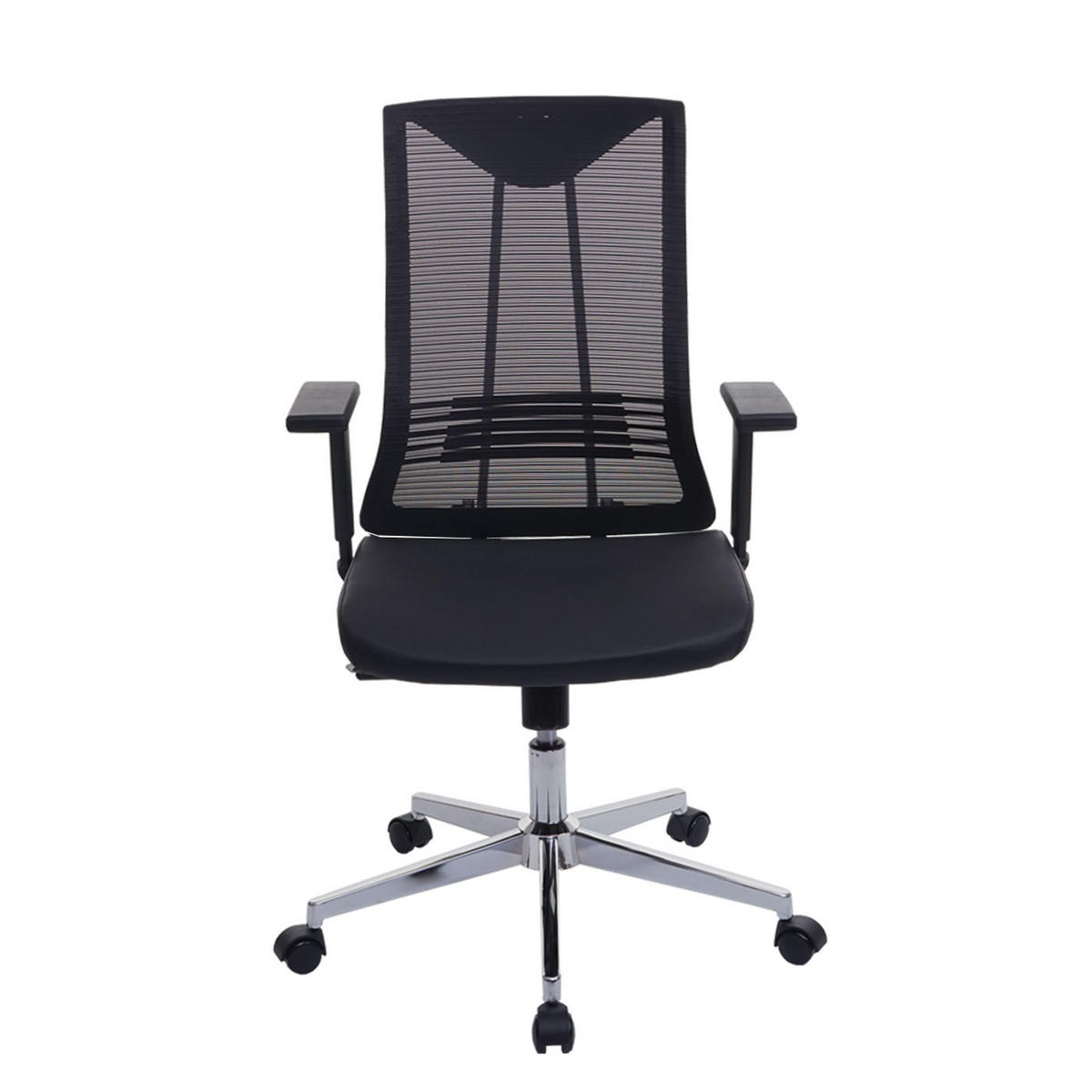 BÜROSTUHL Schwarz - Schwarz, Textil (65/110/66cm) - MCW