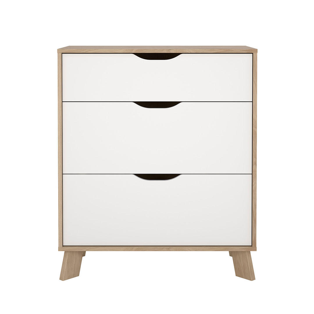 KOMMODE, Ikast, Eiche, Holzwerkstoff, 79 x 40 x 93 cm - Eichefarben, Holzwerkstoff (79/93/40cm) - ebuy24