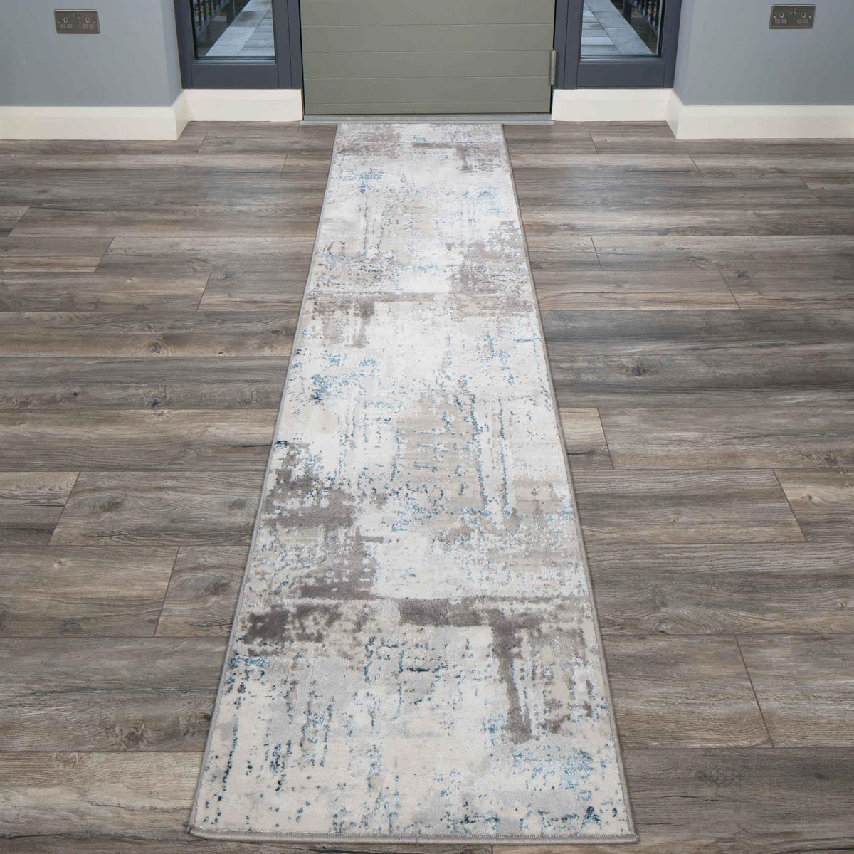 WEBTEPPICH Grace Blau - Blau, Textil (160/230cm) - Kukoon Rugs