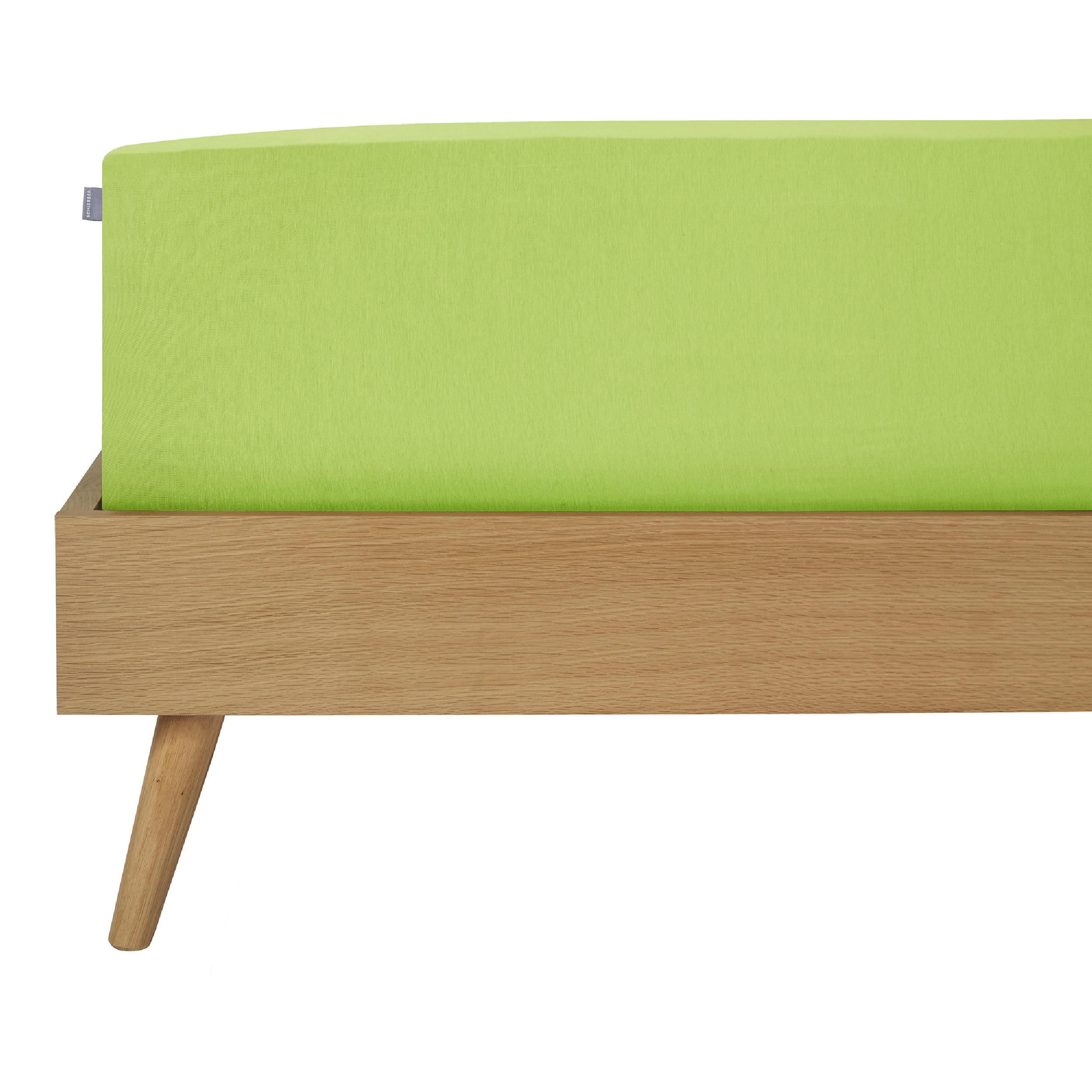 SPANNBETTLAKEN Elli - 97/3 - 150 x 200 cm - Apfelgrün - Limette, Textil (150/200cm) - SCHIESSER