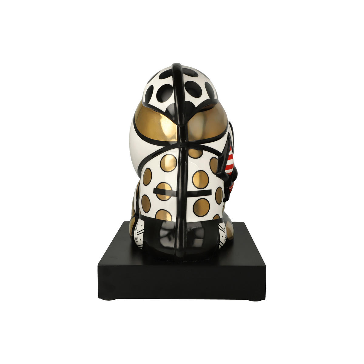 DEKOFIGUR Romero Britto - Golden Ginger, Porzellan, Gold, Limited Edition, 30 cm - Goldfarben, Keramik (21/30/28.5cm) - Goebel