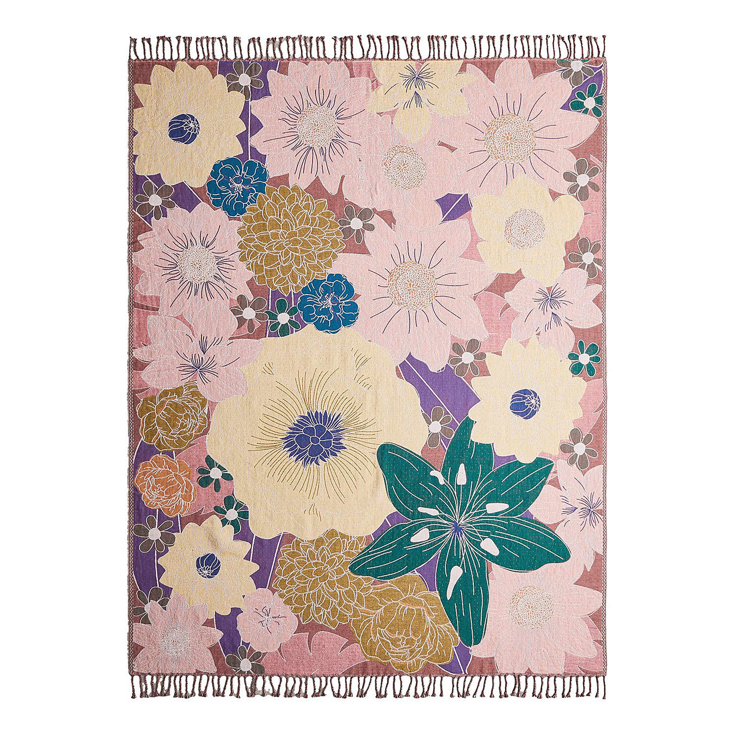 DECKE Fiore - Multicolor, Textil (130/170cm) - Butlers