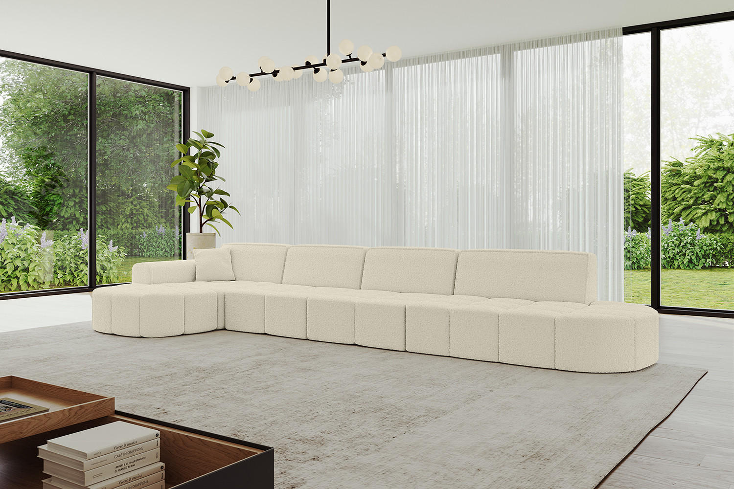 Thumbnail - Altdecor Ecksofa, Beige, Textil, 3-Sitzer, 422x173 cm, Wohnzimmer, Sofas & Couches, Wohnlandschaften, Ecksofas