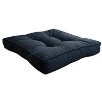 SITZKISSEN 48x113 cm Anthrazit - Anthrazit, Textil (50/8/50cm) - QUICK STAR