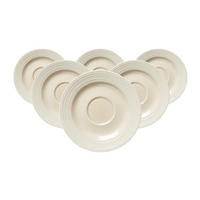 KAFFEEUNTERTASSEN Levi Beige ø 15,5 cm 6er Set - Beige, Keramik (15.5cm) - Ritzenhoff Breker