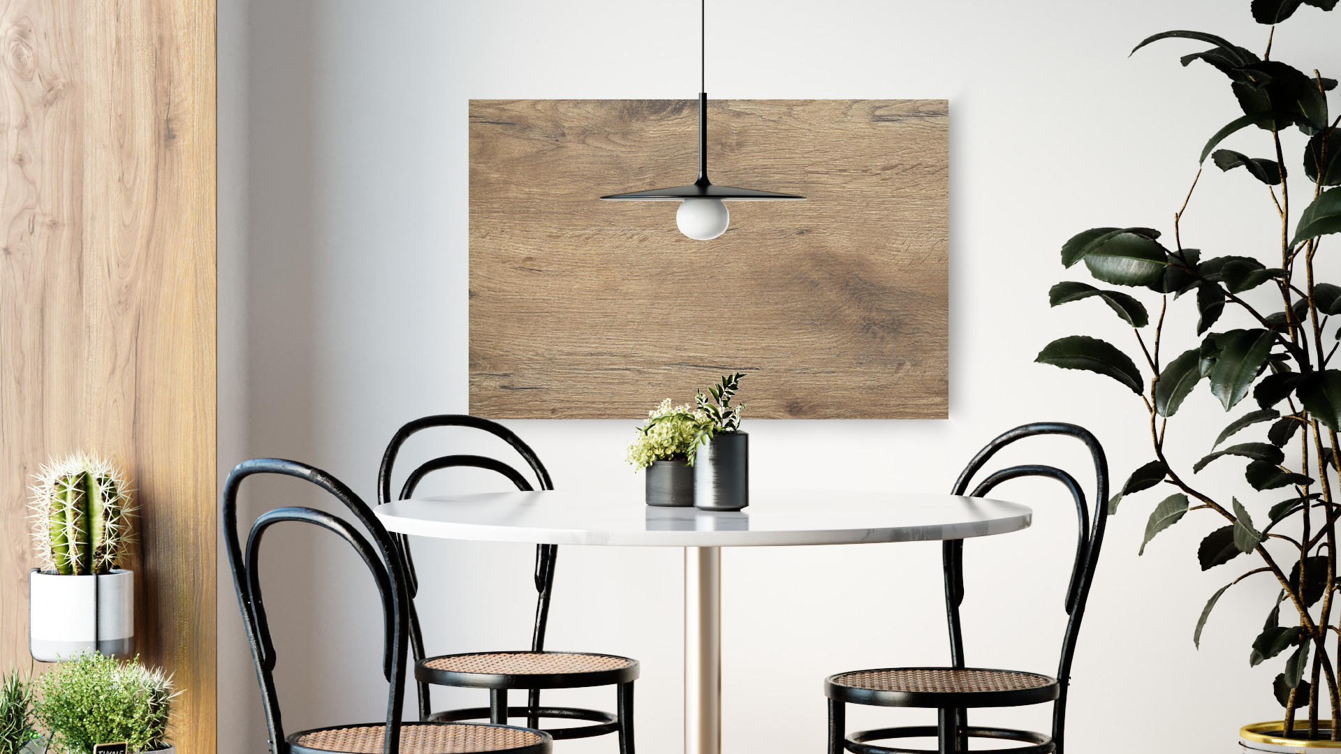METALBOARD BAUMKERN 90x60cm + Zubehör-Set - Multicolor, Metall (90/60/1.8cm) - ALLboards