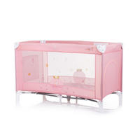 REISEBETT Capri pink Reisebett, Faltmatratze, Tragetasche, große Seitentasche - Pink, Kunststoff (60/120cm) - Chipolino
