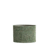 LAMPENSCHIRM Osire Grün 38/17.5/28 cm - Grün, Textil (38/17.5/28cm) - Light & Living