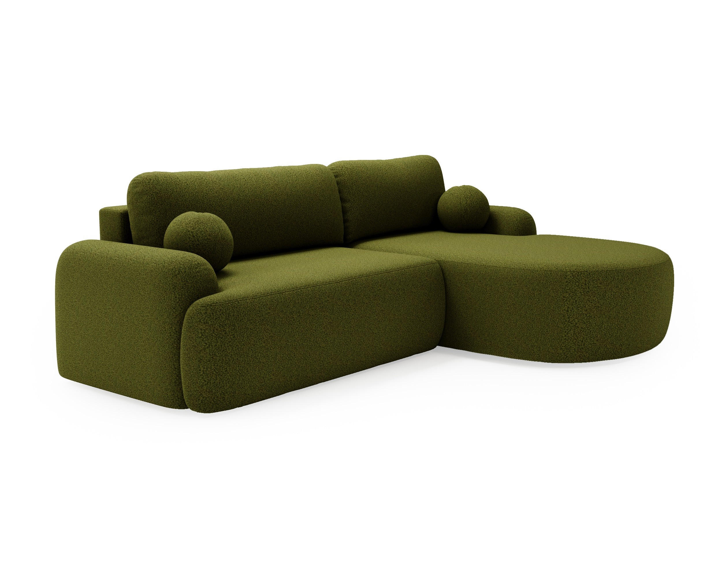 Bettso Ecksofa Grün 261x177 cm