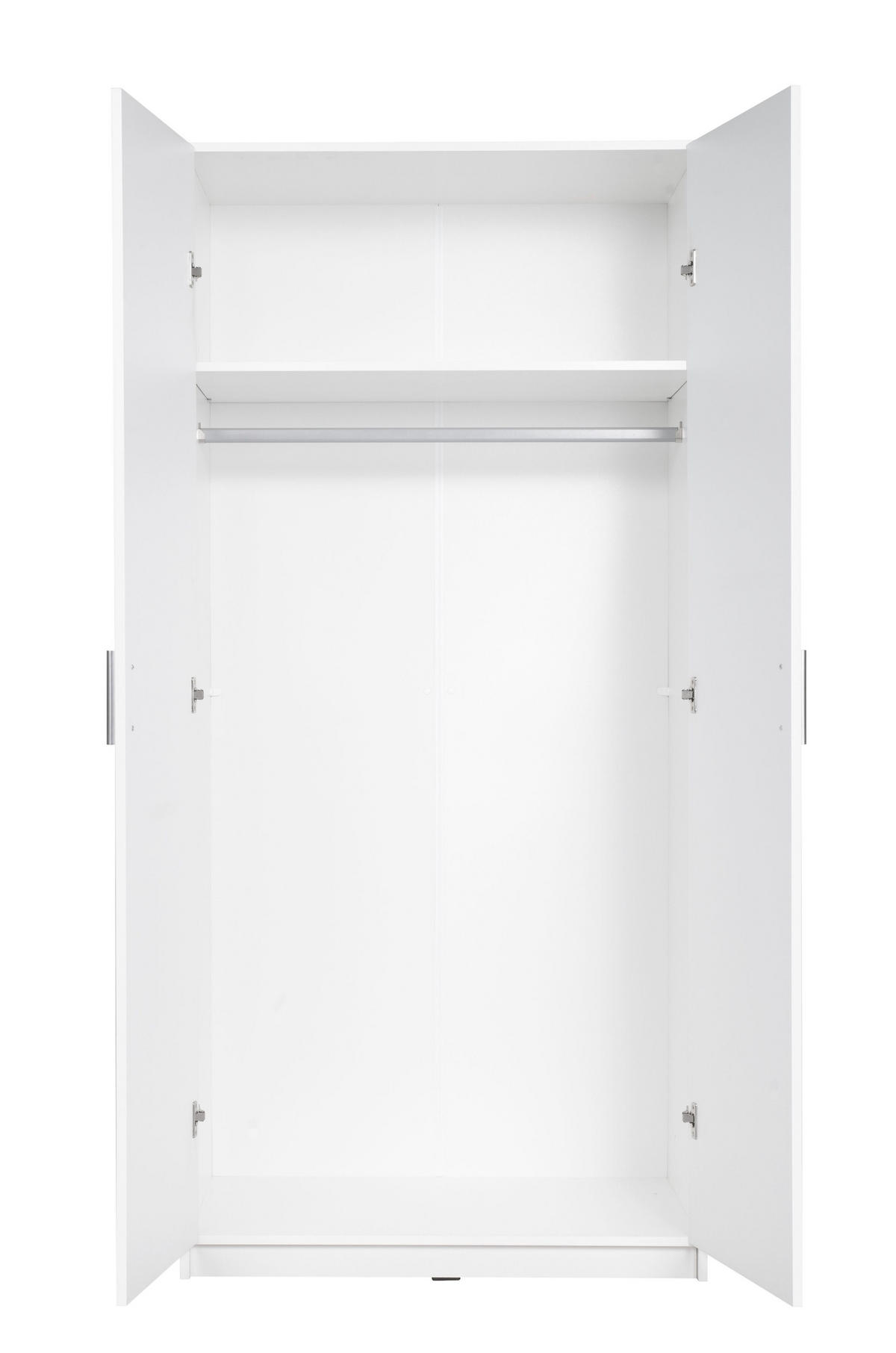 KLEIDERSCHRANK Weiß 91/197/52 - Weiß, Holzwerkstoff (91/197/52cm) - RAUMHIRSCH FURNITURE