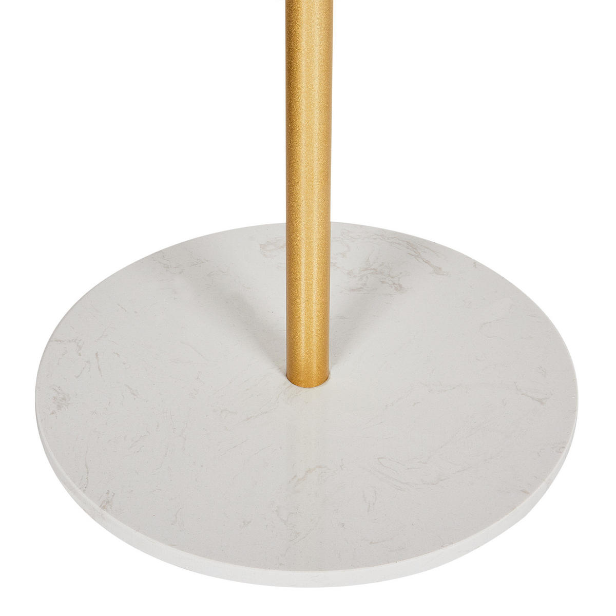 GARDEROBENSTÄNDER Metall gold/weiß 170 cm Notus - Goldfarben/Weiß, Metall (32/170/32cm) - Beliani