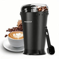 KAFFEEMÜHLE Elektrisch Gewürzmühle 150W Edelstahl Schwarz - Schwarz, Kunststoff (10.8/18.8/11.3cm) - Bextcok
