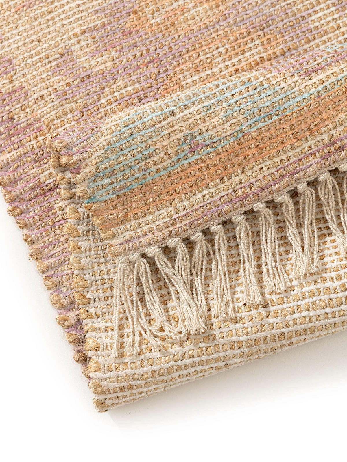 JUTETEPPICH Himal Multicolor 200x300 cm - Multicolor, Textil (200/300cm) - benuta Pop