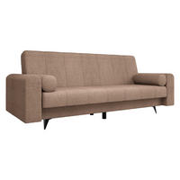 SCHLAFSOFA Zuri - Schwarz/Rosa, Holz/Textil (240/93/91cm) - MIRJAN24