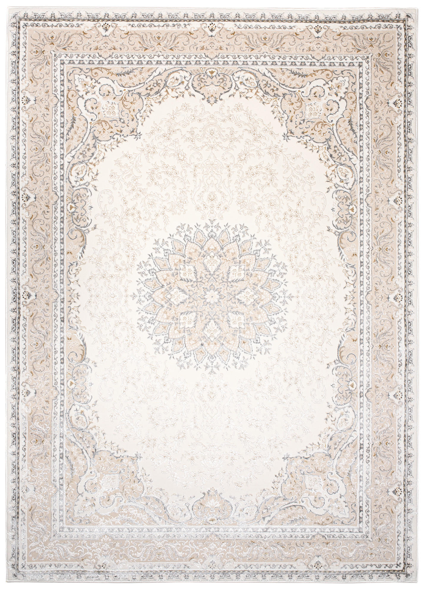 Tapiso Teppich Creme 80x150 cm