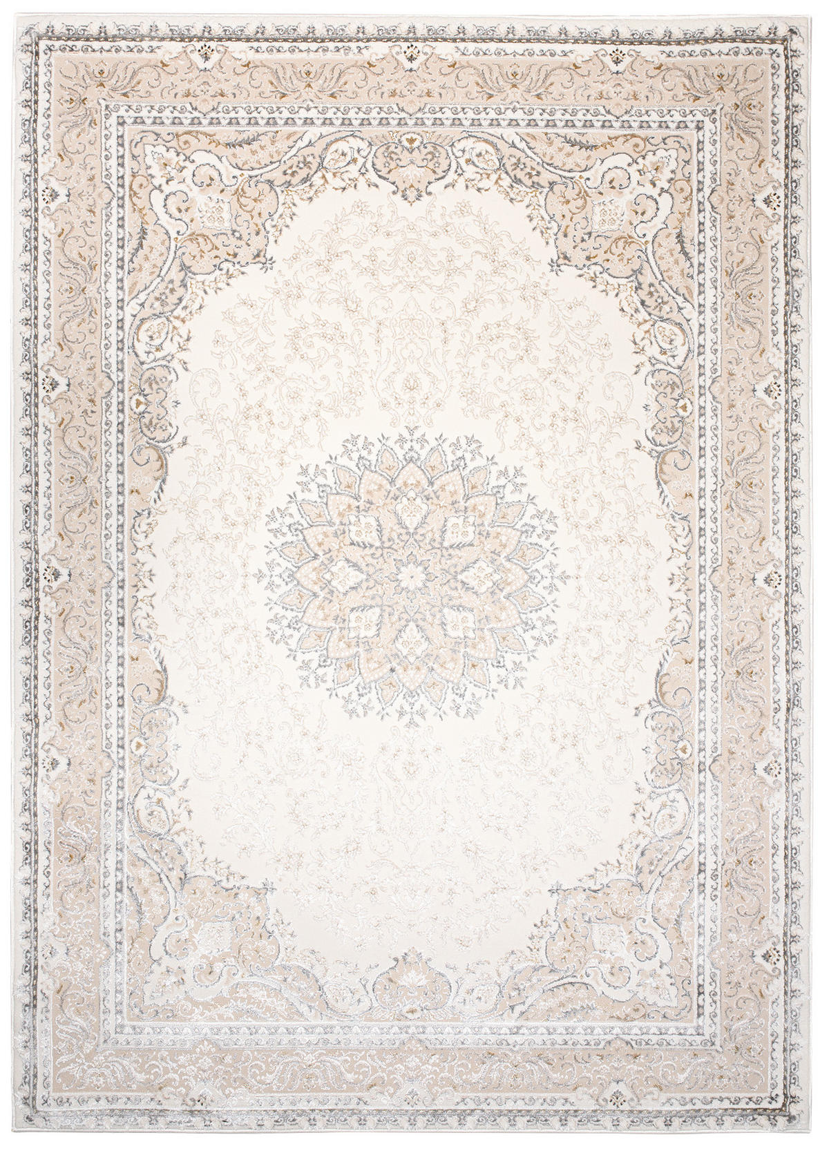 TEPPICH HERA Creme 120/170 cm - Creme, Textil (120/170cm) - Tapiso