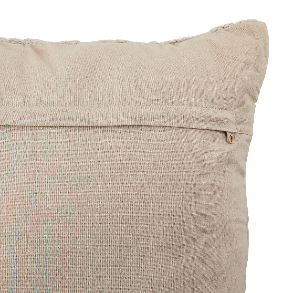 DEKOKISSEN mit Blattmotiv Letho 50/50/10 cm - Beige, Textil (50/50cm) - Atmosphera Createur d´interieur