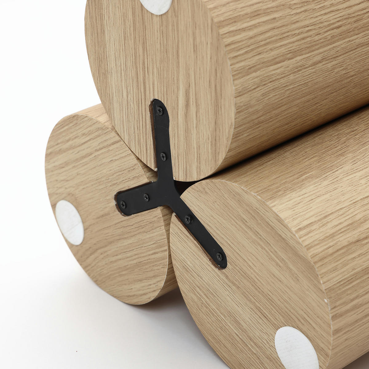 BEISTELLTISCH Rund, Holz | Ø40 x H50 cm - Braun, Holzwerkstoff (40/40/50cm) - Hometopia