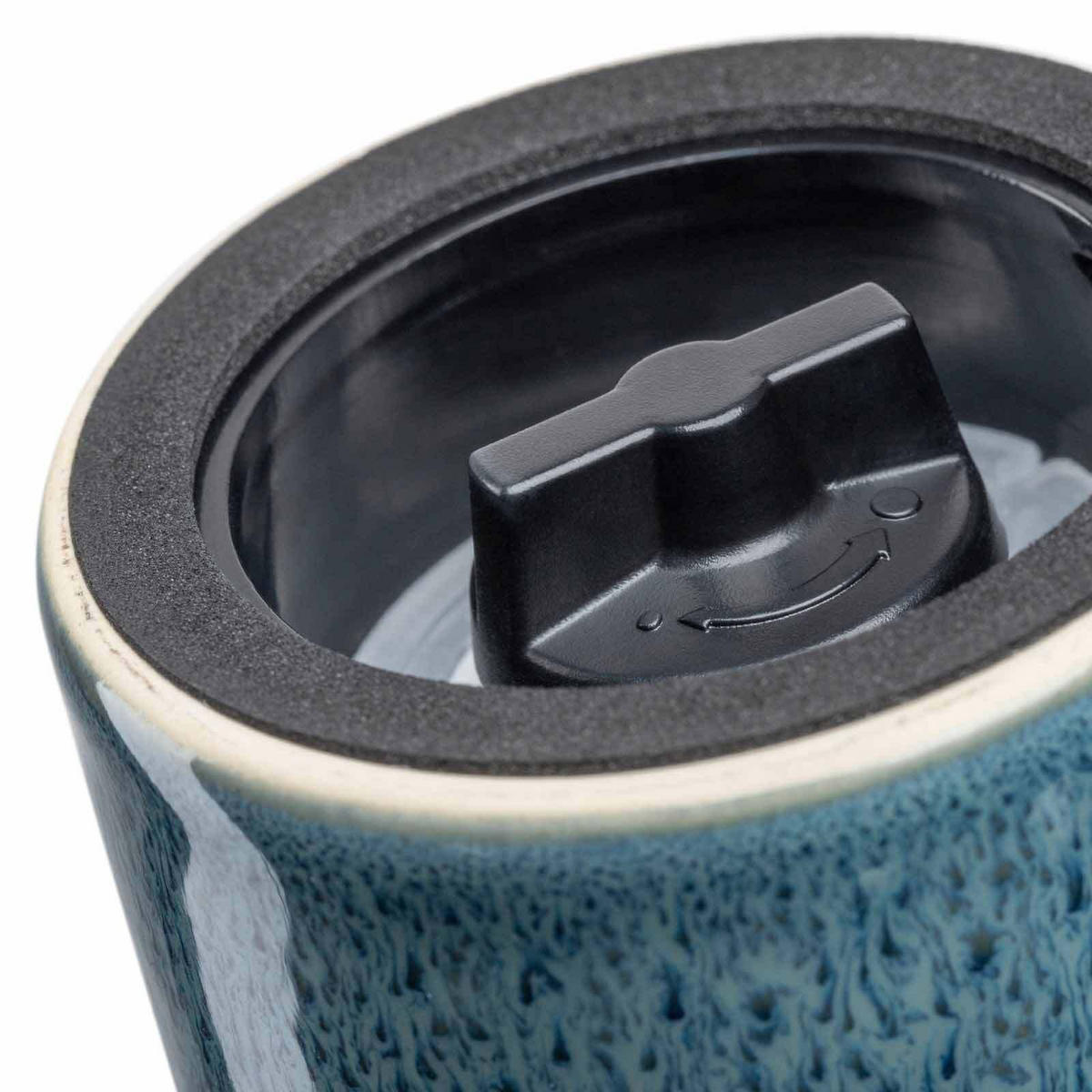 GEWÜRZMÜHLE MATERA blau 17 cm - Blau, Keramik (5.3/17.3/5.3cm) - Leonardo Living