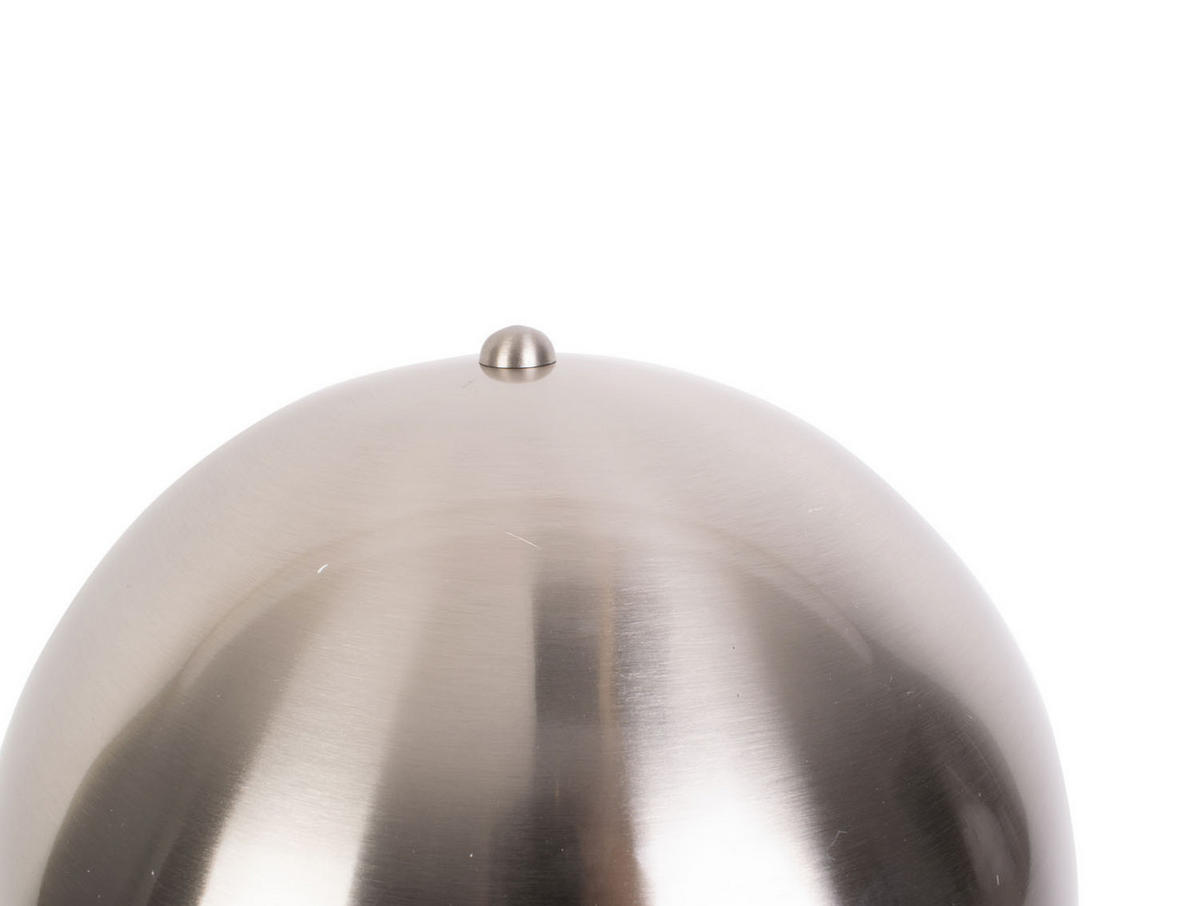 TISCHLAMPE Sublime Geborsteld staal 11/11/51 cm - Silberfarben, Metall (11/11/51cm) - Leitmotiv