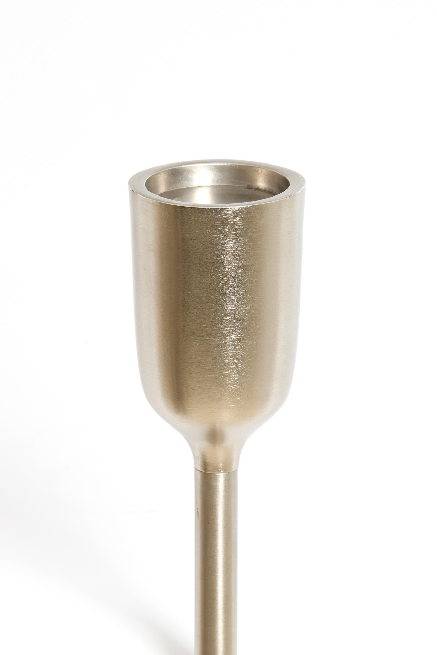 KERZENHALTER Velez Silber Ø13/104 cm - Silberfarben, Metall (13/104/13cm) - Light & Living