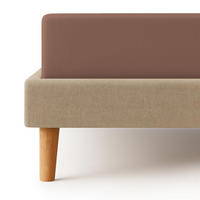 JERSEY-SPANNBETTLAKEN 180x200 - 200x200 cm, Bettlaken aus 100% Baumwolle mit Rundum-Gummizug, Spannbetttuch Braun - Braun, Textil (200/200cm) - Carpe Sonno