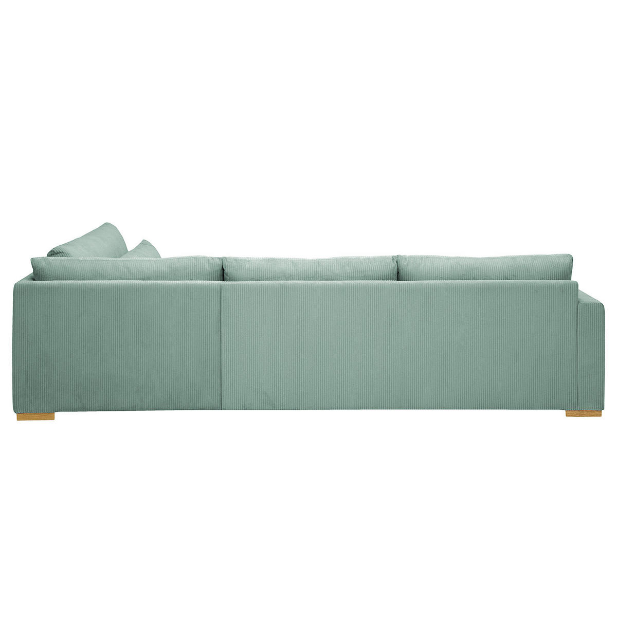 ECKSOFA mit Ottomane - Blau, Textil (299/216cm) - home24
