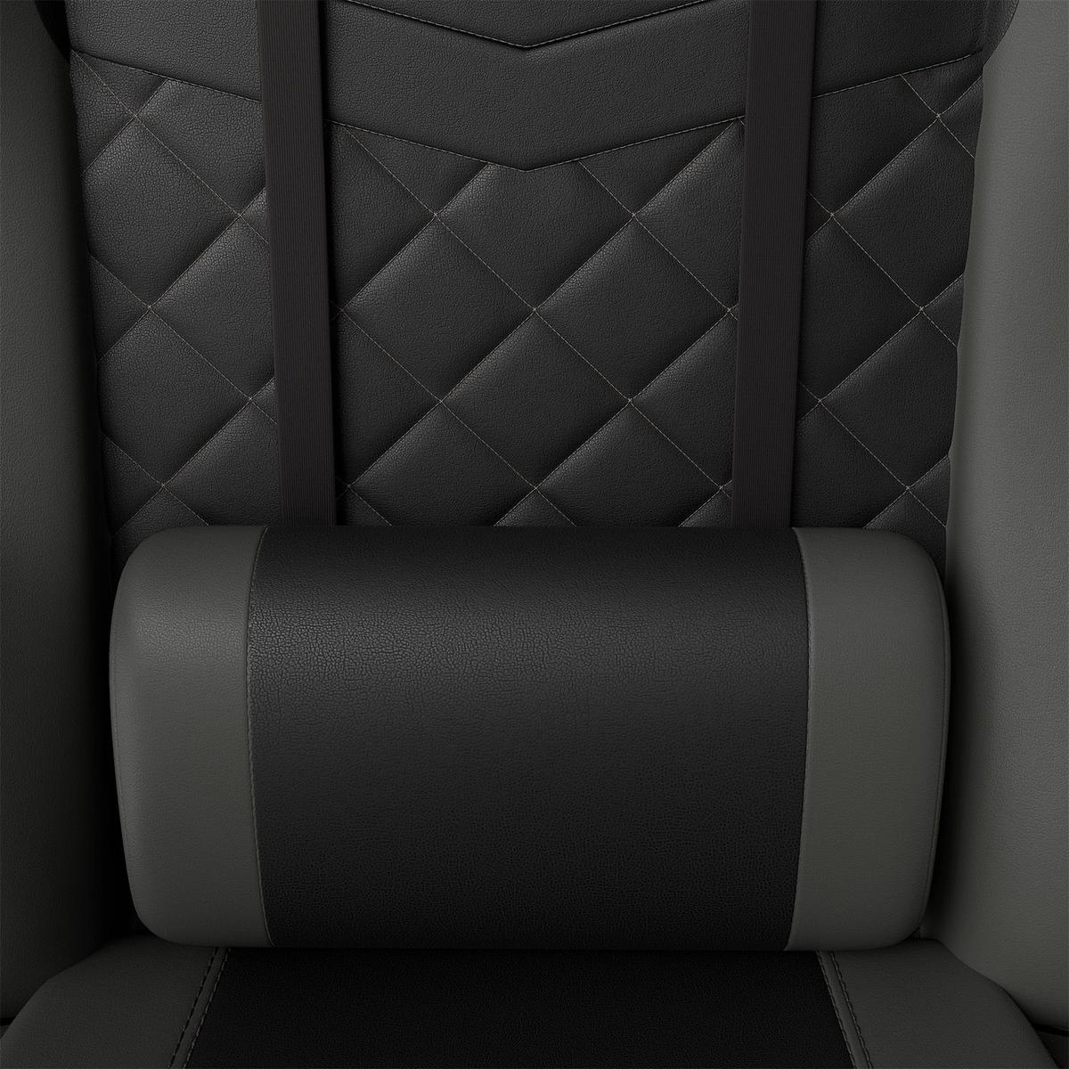 GAMINGSTUHL HyperSeat schwarz/dunkelgrau - Dunkelgrau, Kunststoff (63/131/121cm) - Juskys