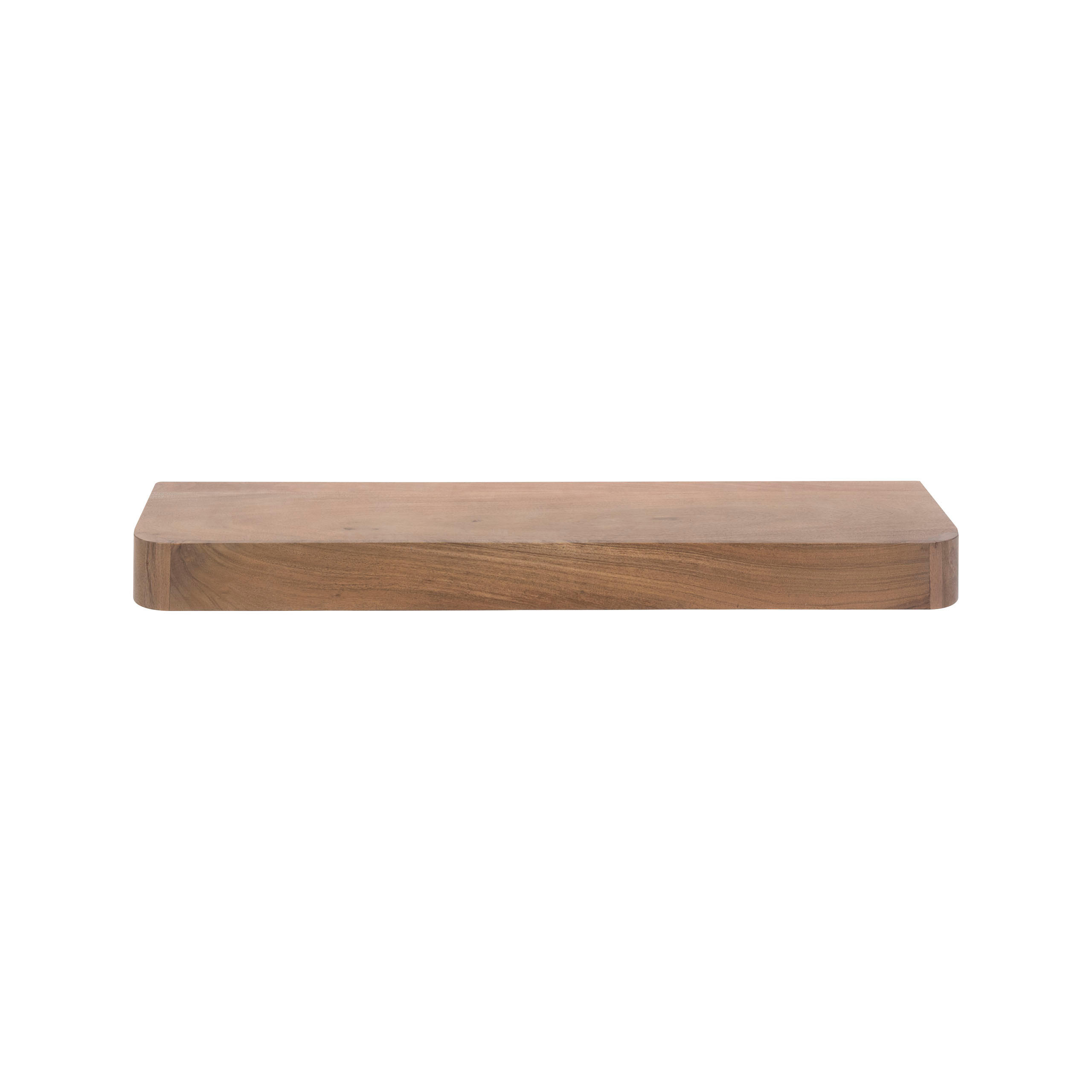 WANDREGAL Carve Braun 25/100/8 cm - Braun, Holz (100/8/25cm) - Hoyz Collection