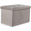 SITZBOX Ravello XL mit Knöpfen Samt Beige - Beige, Textil (60/38/38cm) - Komodee