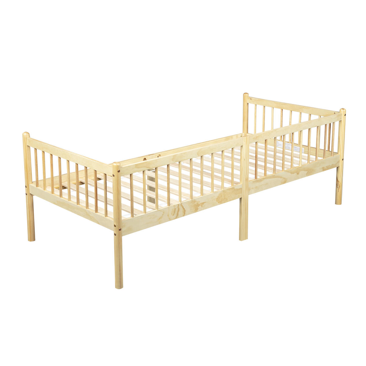 BETT Tagesbett 90x200 cm Kiefer Natur - Naturfarben, Holz (90/200cm) - Meubliv