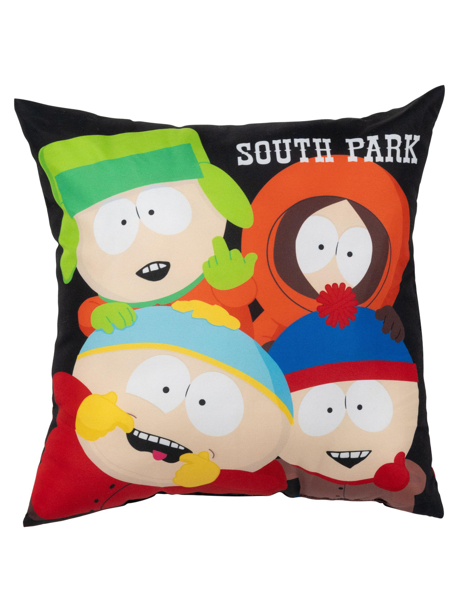 KINDERKISSEN South Park Schwarz 40 x 40 cm - Schwarz, Textil (40/40cm) - United Labels