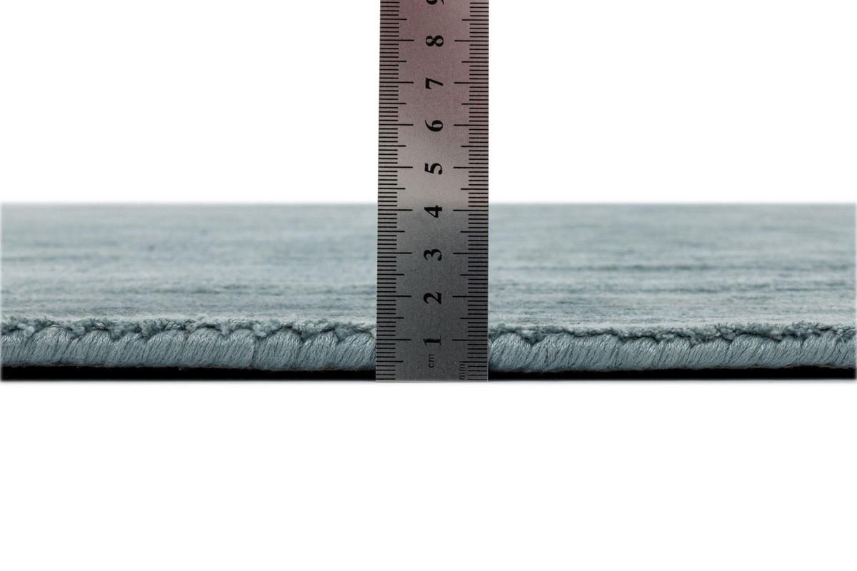 VISKOSETEPPICH Star 240x340 cm - Türkis, Textil (240/340cm) - THEKO