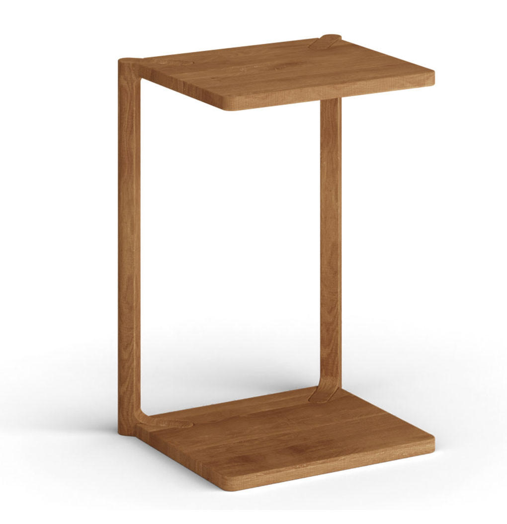 BEISTELLTISCH Campi Eiche Natur 38 / 31,5 / 60cm - Eichefarben, Holz (32/38/60cm) - Feldmann-Wohnen