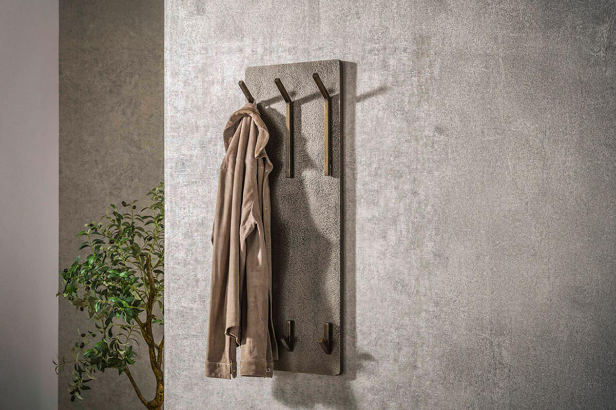 GARDEROBE AUREA Bronze Metall - Bronzefarben, Metall (35/100/12cm) - KAWOLA