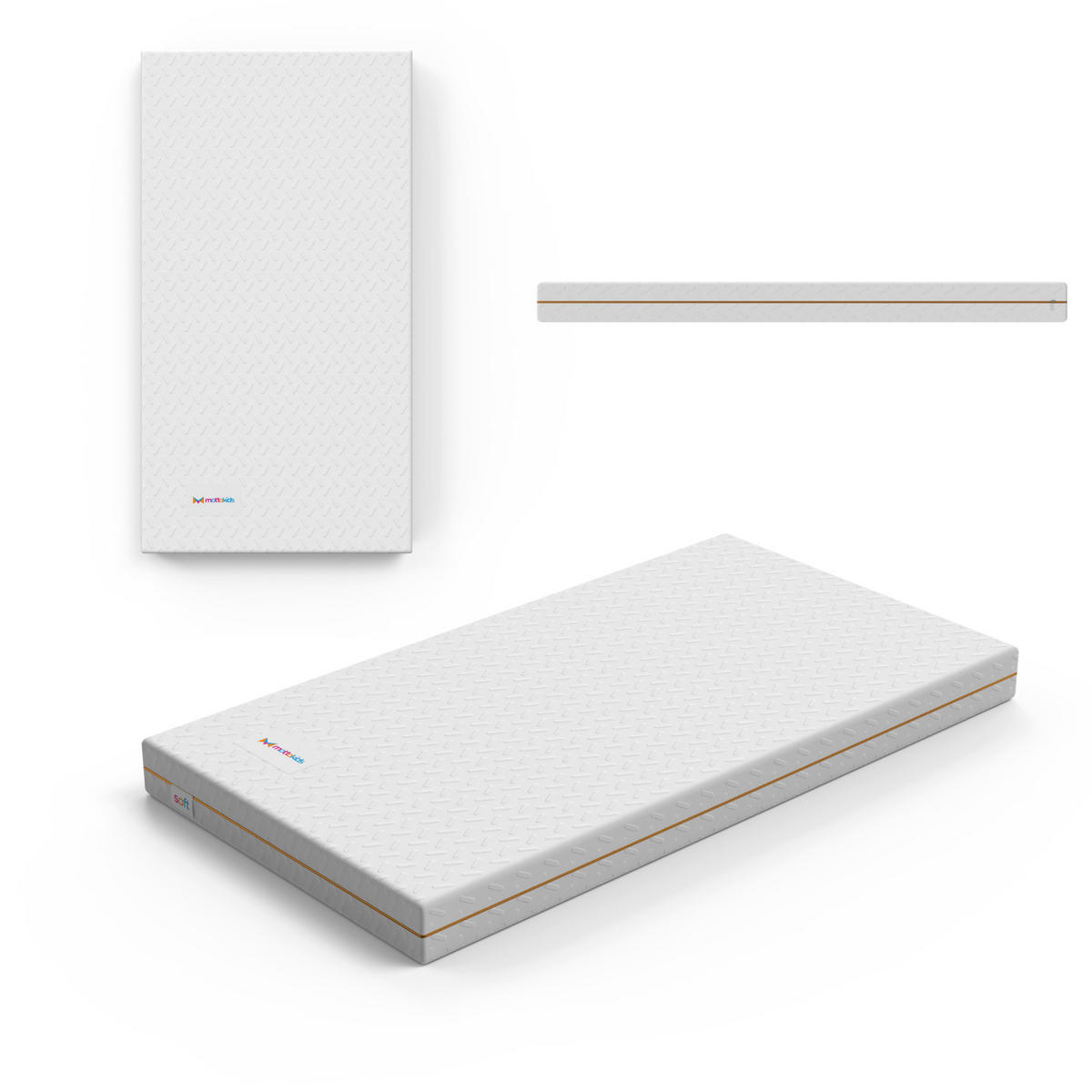 SPIELTEPPICH & Kindermatratze 2in1 Spiel und Schlafmatte Mädchen - Multicolor/Rosa, Textil (130/140cm) - Gowoll