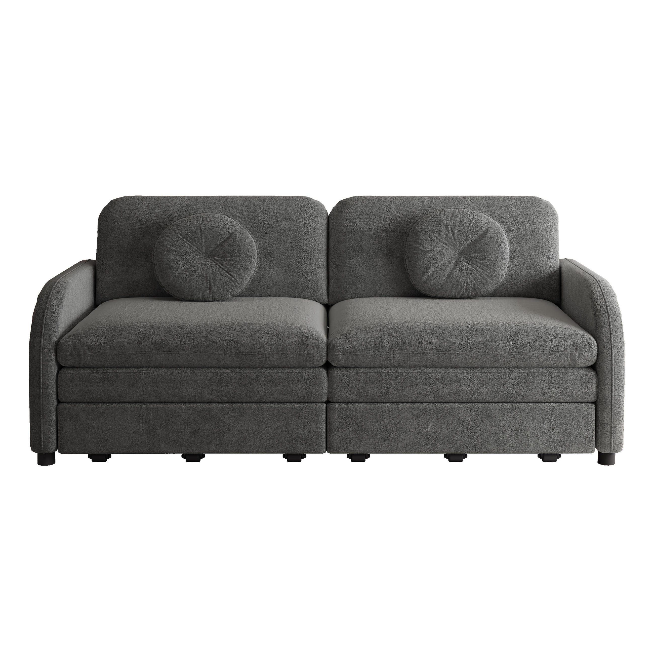Urban Meuble Schlafsofa Grau 166x90x84 cm