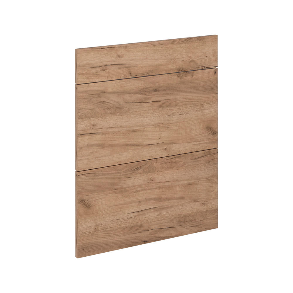 KÖKSFRONT R-Line Goldkraft ek 59.6x70.4 cm möbelfront för underskåp med lådor Honungsek 70.4/59.6/1.6 cm