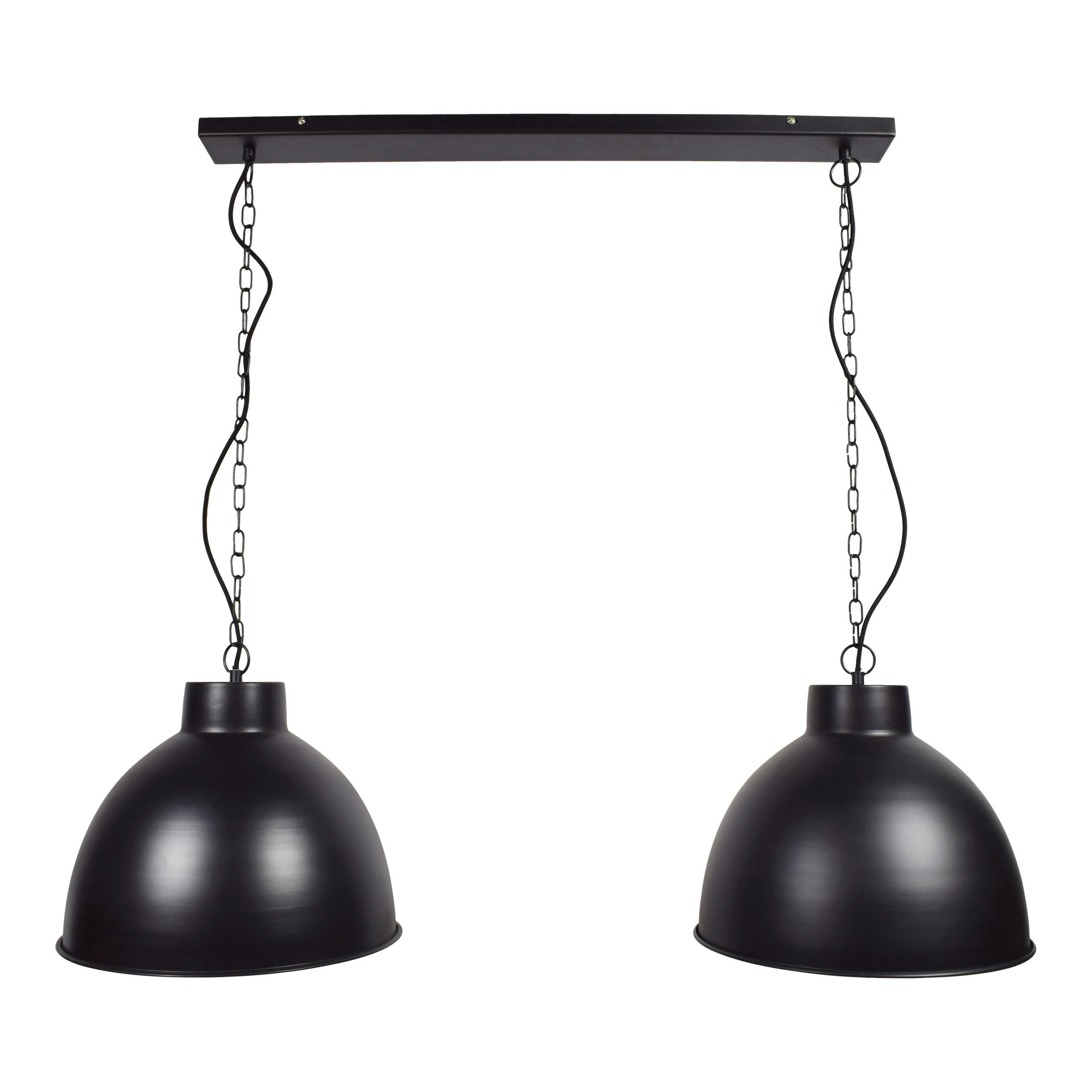 HANGELAMPE Rocky Schwarz - Schwarz, Metall (40/120/35cm) - Urban Interiors
