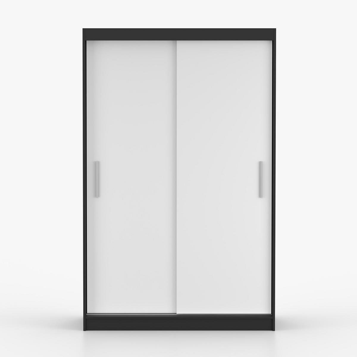 SKŘÍŇ s otočnými dveřmi Neomi 04 120 cm 120/200/61 cm, 2dveřová, bílý - bílá, kompozitní dřevo (120/200/61cm) - imoebel24