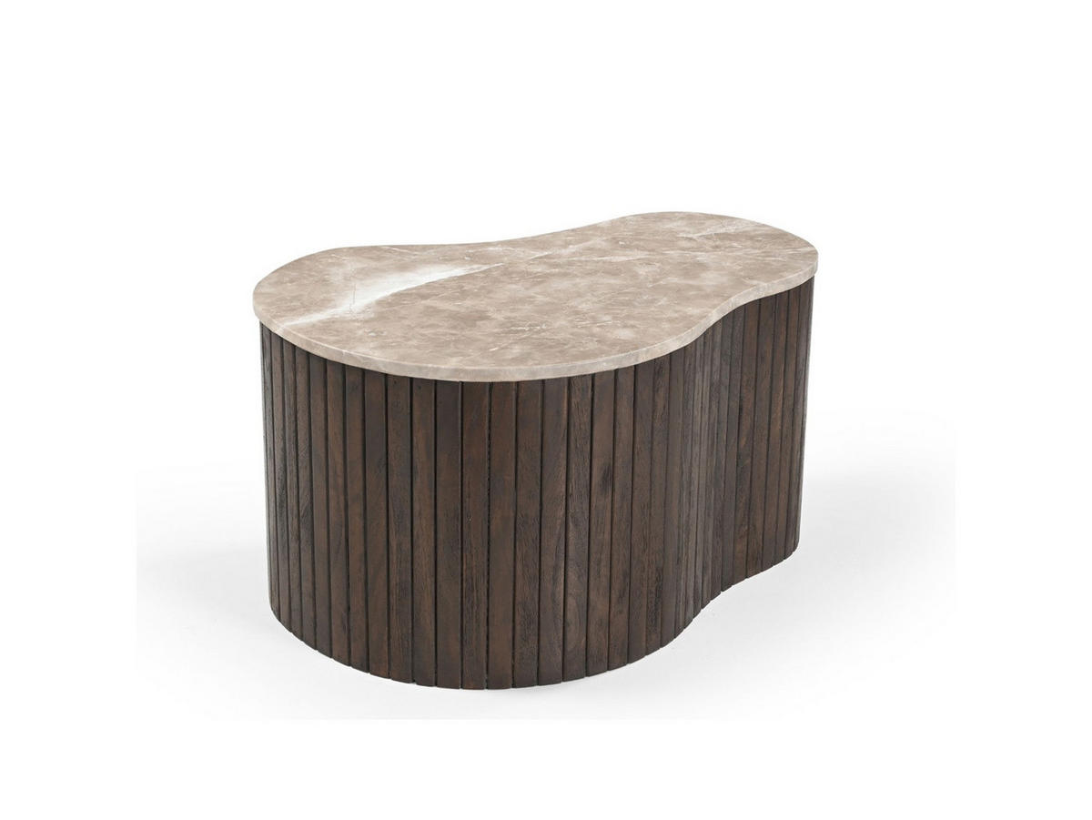COUCHTISCH Nomi Mangoholz 70 cm / 50 cm Braun - Braun, Holz (50/70/38cm)