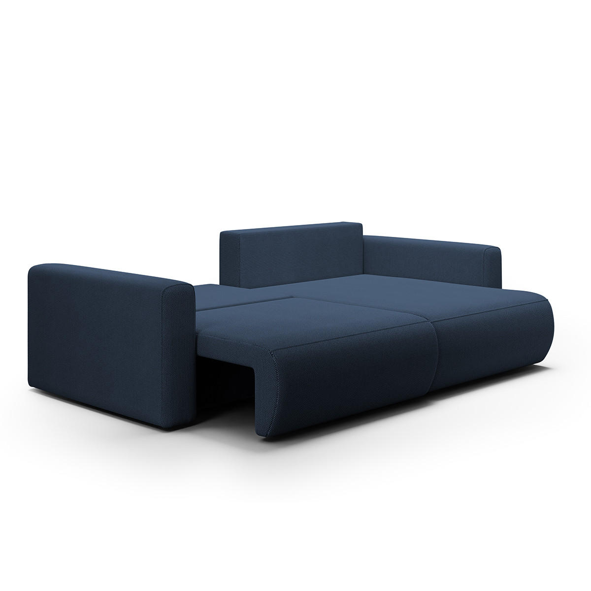 ECKSOFA Evy 3 Sitzplätze Blau - Blau, Holz (240/149cm) - Petits-meubles