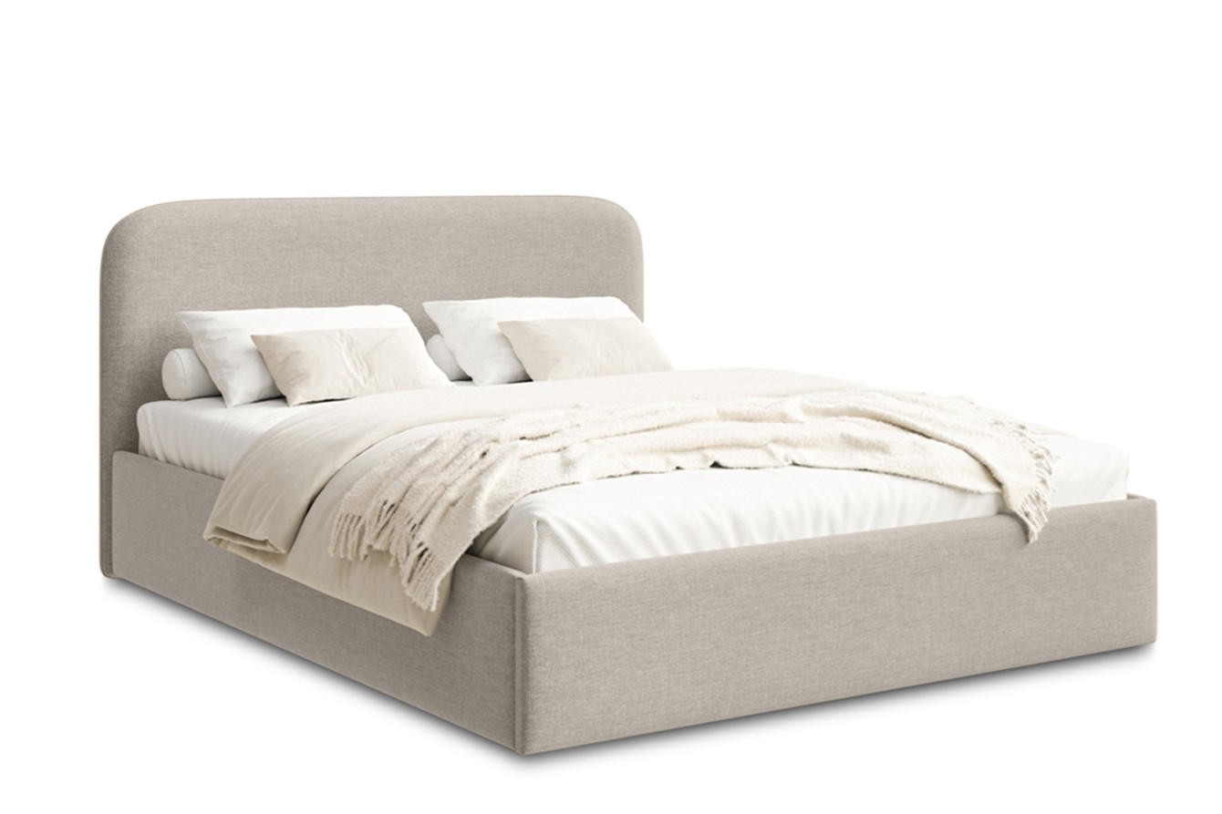 mybed. Polsterbett Beige 160x200 cm