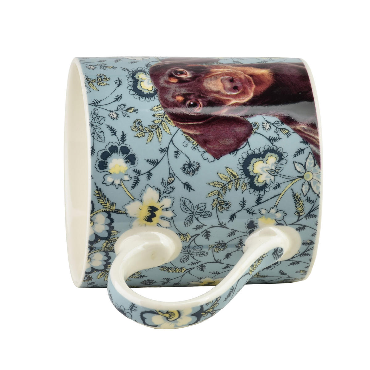 HRNEK NOYA, porcelán - zelená barva, keramika (0.38L) - Mondex